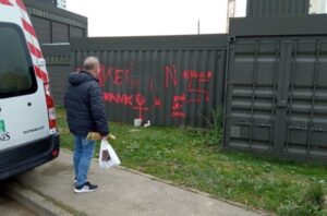 Antisemitic graffiti discovered in Rennes ©Transmitted to Actu Rennes