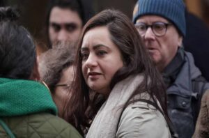 Tahra Ahmed outside Old Bailey court prior to sentencing. Photograph: Guy Corbishley/Alamy Live News/Alamy Live News.