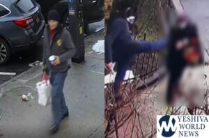 A man randomly kicks an 89-year-old woman to the ground in Flatbush