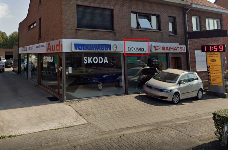 The repair shop of Ludo Eyckmans in Stabroek, Belgium. (photo credit: GOOGLE MAPS)