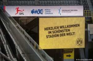 "Welcome to the most beautiful stadium in the world": Borussia Dortmund played host to an antisemitism conference.