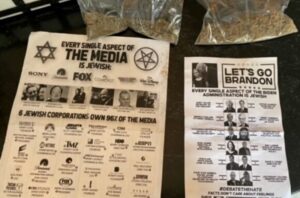 Antisemitic flyers were left around Hollywood Hills, Hollywood and Beverly Hills on Saturday — the first full day of Passover.