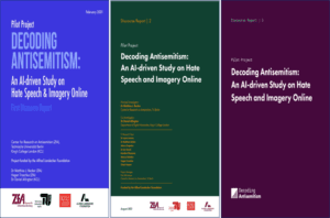 Research Project Decoding Antisemitism: An AI-driven Study on Hate Speech and Imagery Online