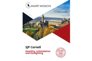SJP Cornell: Hostility, Intimidation & Gaslighting