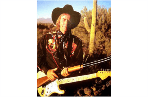 An undated publicity photo of Chuck Maultsby of Chuck Wagon and the Wheels.
