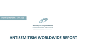 Antisemitism worldwide report, May 2022