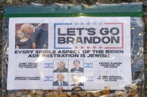 Antisemitic flyers found in Chesapeake Ranch Estates, MD Credit: Lanita Long