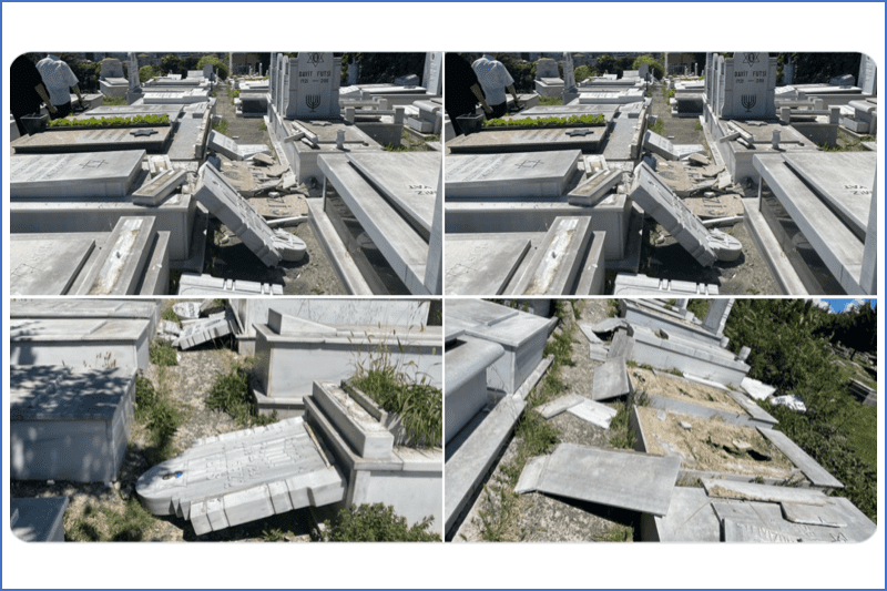 Jewish cemetery in İstanbul vandalized