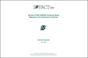 Review of 2022 UNRWA-produced study materials in the Palestinian territories