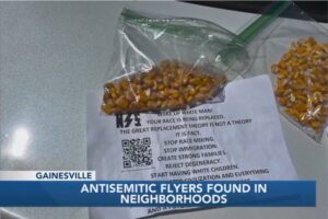 USA - Antisemitic flyers found in Gainesville, FL