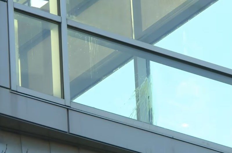 The UW-Madison Hillel building was egged on Tuesday.(WMTV)